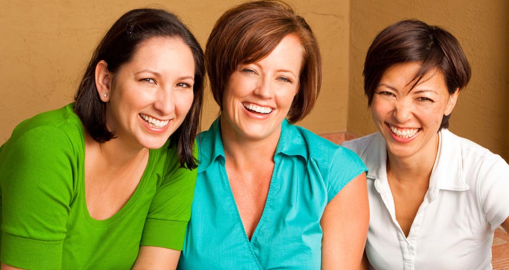Vishka Skincare Review Page Image Three Women Smile
